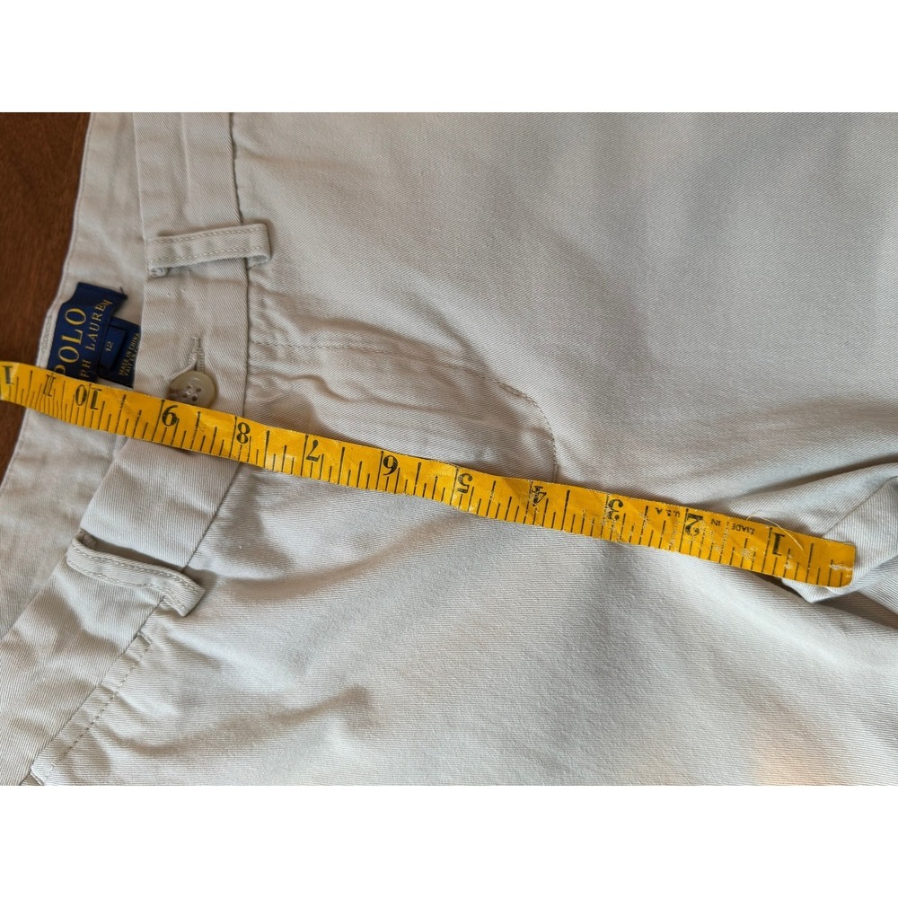 olo Ralph Lauren Boys Khaki Chino Pants Size 12 Classic Preppy - Picture 7 of 9